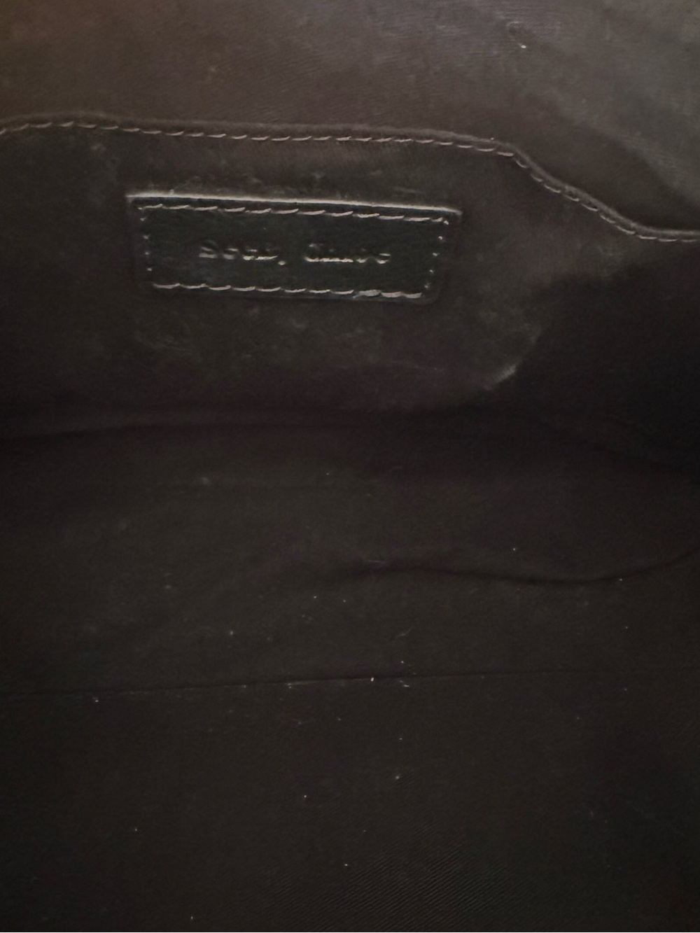 See By Chloe Black Leather Ring-Detail Crossbody Bag - Picture 6 of 11